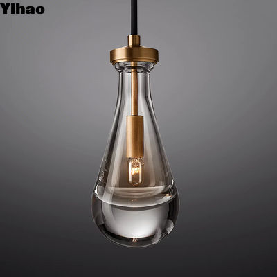Купить 34*34*18 см Антикварная лампа современного помещения с четырехугольными стеклянными стержнями онлайн изготовление