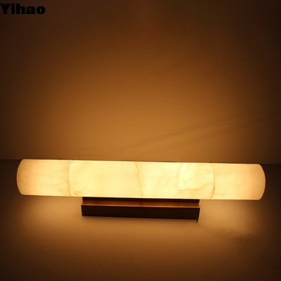 Купить Modern LED Wall Lamp Alabaster White Round Design for Living Room онлайн изготовление