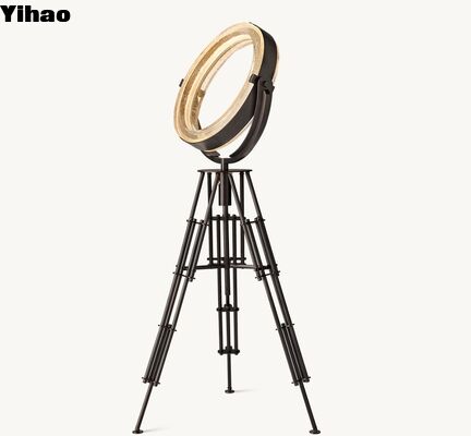 Купить Yihao Farmhouse Luxury LED Copper Adjustable Floor Standing Lamp с 3500K теплым белым светом для гостиной и отеля онлайн изготовление