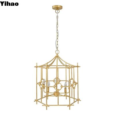 Купить Yihao Custom Modern Decor Iron LED Pendant Light Chandelier for Kitchen Island Уникальный потолок подвешенный онлайн изготовление