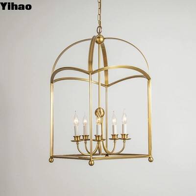 Купить Yihao Customized Design Brass Chandelier LED Light Source с 3-летней гарантией для роскошного гостиничного лобби и дома онлайн изготовление