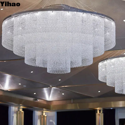OEM Ceiling Mounted Large Hotel Lobby Chandeliers для высоких потолков