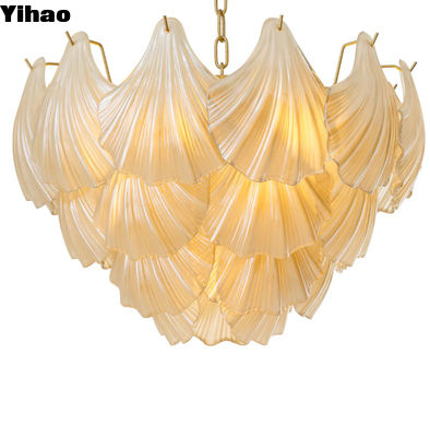 Гостиница Luxury Chandelier Размер Ø 60 H. 42 см Современный подвесные огни фойе Большой высокий потолок круглый