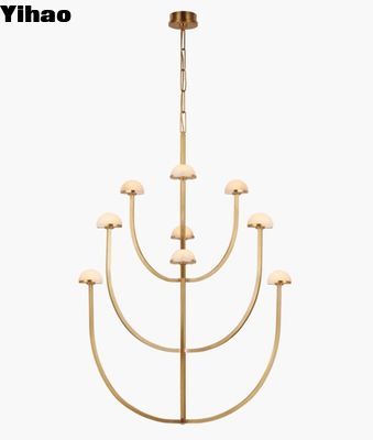 KW 5622 Pedra X-Large Трехуровневый латунистый кристаллический люстратор Бронза / Полированный никель / Антикварная сгоревшая латунь