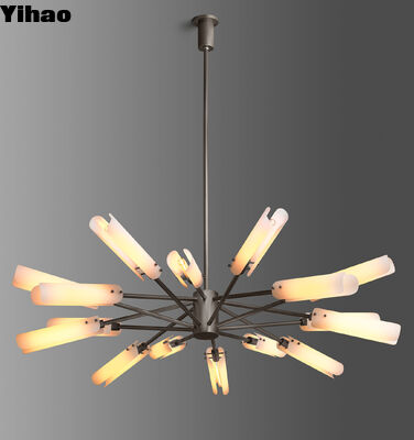 Современный регулируемый высотой латунный корпус подвешенный подвесный свет с 50000 часами службы для гостиной