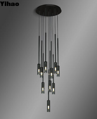 Современный латунный подвесный светильник с регулируемой высотой и продолжительностью службы 50000 часов для гостиной