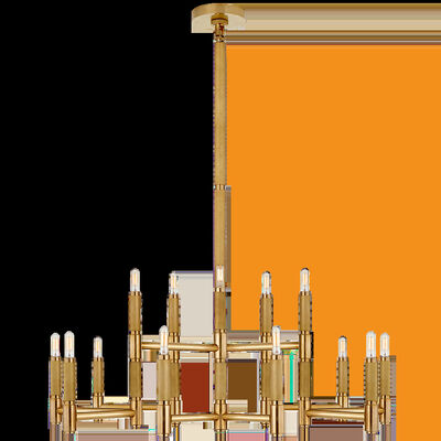 Полированный никель регулируемая высота подвесный свет с 50000 часов продолжительности жизни для гостиницы и гостиной