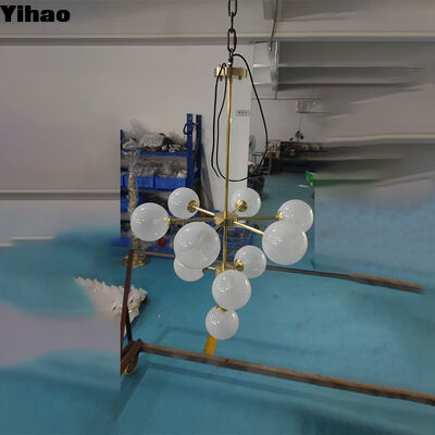 Ихао современный роскошный ручной пылесос с латуниным корпусом и основой лампочки E12 для гостиной и спальни