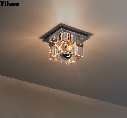 Современный роскошный регулируемый высотой латунь светодиодный кристаллический подвесный свет с затуманенной функцией для гостиной