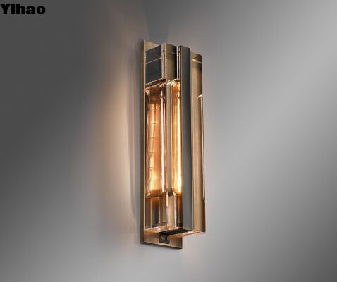 Yihao Luxury Brass Wall Lamp с светодиодным источником света и 30000 часами службы для современного внутреннего украшения